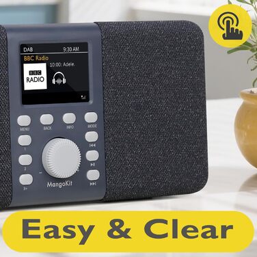 MD5 Портативне DAB радіо з Bluetooth 5.3 та 2.4