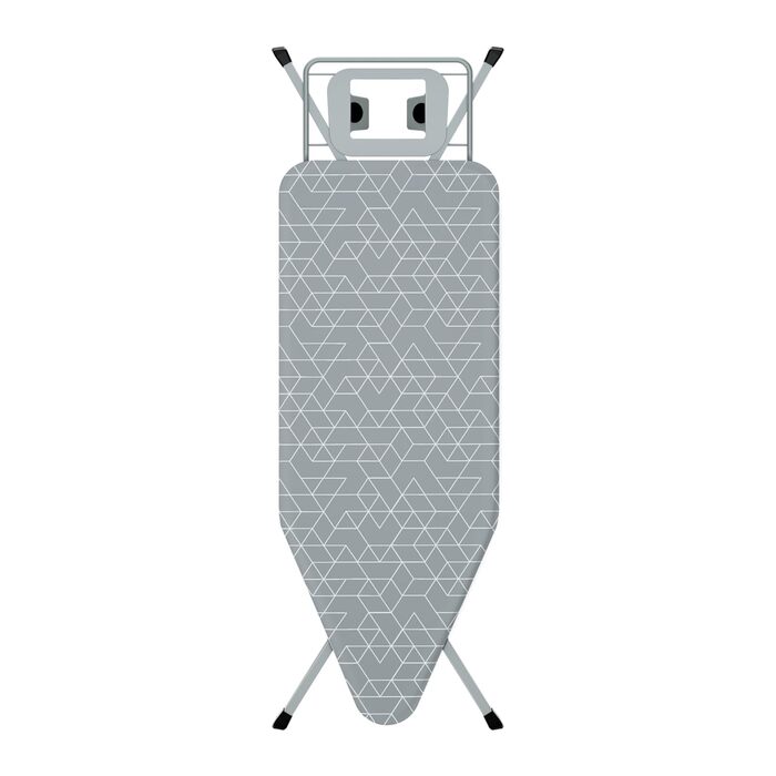 Гладильна дошка STANEW XXL 120 x 45 см – розкладна та регульована по висоті з системою безпеки, підставкою для праски та неслизькими ніжками