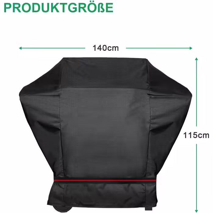 Grill cover for gas grills Enders Chicago 3+4 burners, Cubiq Pro 3 KR Turbo, weather-resistant grill cover accessory for Enders gas grill, cover sheet, UV-resistant, 600D
