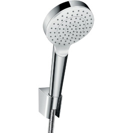 Душовий набір hansgrohe Crometta з лійкою, шлангом 1,25 м та тримачем, білий/хром, 1 режим