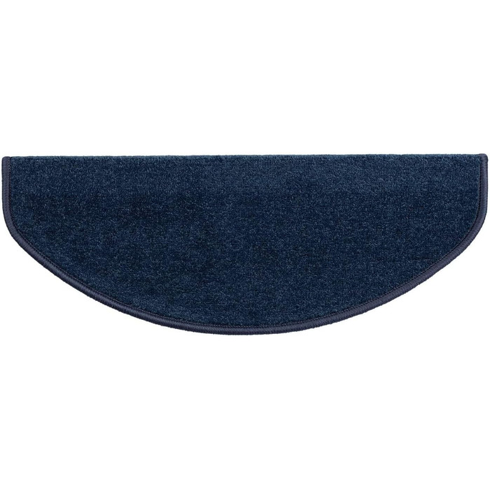Casa Pura 15-Piece Non-Slip Treppenteppich Set - Velour Stair Treads for Indoor Stairs - Blue