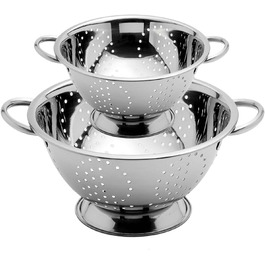 Ніж сито для макаронів Menax - нержавіюча сталь, кухонне сито, 18/24 см