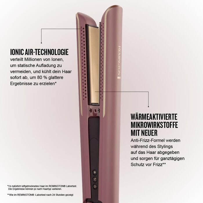 Випрямляч для волосся Remington AIRvive S8930 з іонізацією та керамічним покриттям (150-230°C)