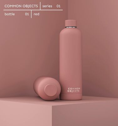 Stainless Steel Drinking Bottle | Leak-Proof, Insulated Thermos Bottle | Carbonated Water Suitable | Sports Bottle, water bottle, thermos | Office, Gym, Outdoor | THE ORIGINAL (Light Pink, 500 ml)