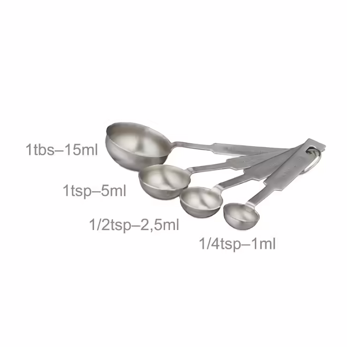Relaxdays 8-piece Measuring Cup and Measuring Spoon Set