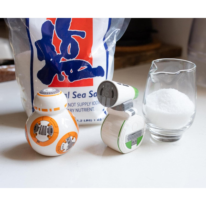 Star Wars BB-8 and D-O Ceramic Salt and Pepper Shakers | 2-Piece Set