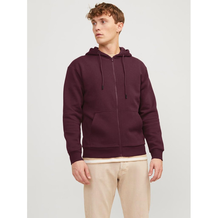 Куртка Jack & Jones Plus Size з капюшоном, великі розміри 6XL, однотонна (M, Port Royale)