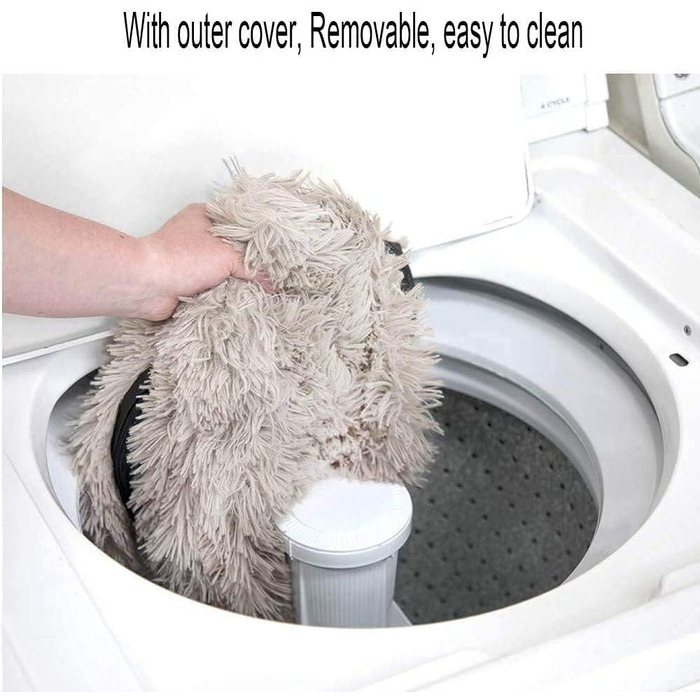 М'яке ліжко для собак Haoye, кругла подушка для домашніх тварин, ліжко для котів та собак Donut, зручне ліжко для собак, приємне на дотик (діаметр 50-120см / 7 розмірів), діаметр 60см (Хакі, 120см)