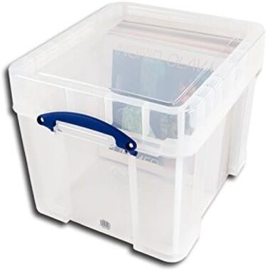LP Record Storage Box, Large, 35 XL Liters by Protected