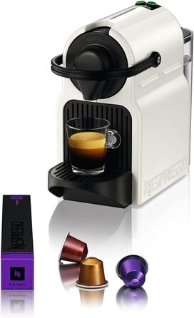 Кавомашина Nespresso Inissia чорно-біла