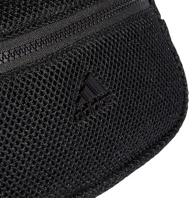 Унісекс поясна сумка adidas Airmesh для подорожей, спорт, чорна