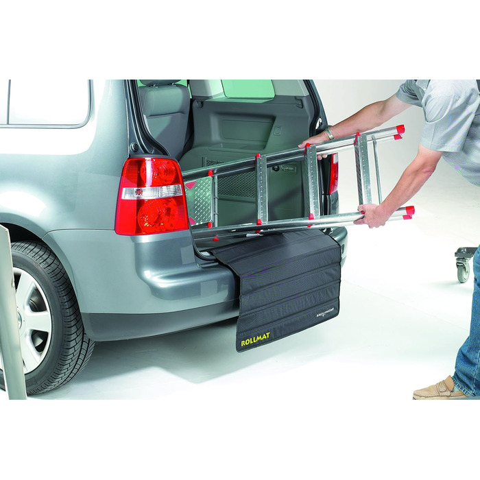 Захист вантажного простору Kleinmetall RollMat Standard: килимок для захисту бампера та захист краю завантаження, чорний