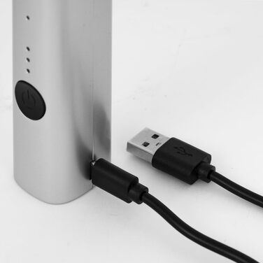 Bialetti Whipper: електричний віск для приготування напоїв, USB-зарядка, нержавіюча сталь, 3-рівні, подвійний вінчик