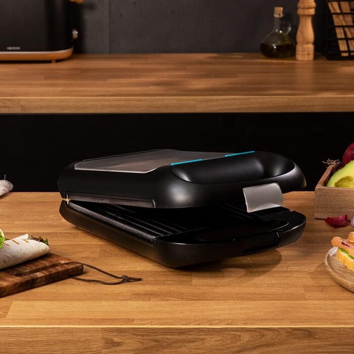 Сендвічниця Cecotec Rock'nToast Family Waffle 1500W з антипригарним покриттям та нержавіючою сталлю