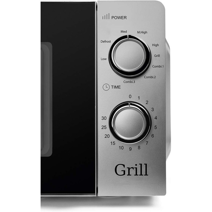 Мікрохвильова піч Orbegozo MI 2115, 20 л, 700 Вт, біла, з грилем