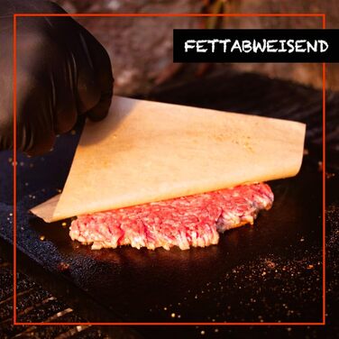 Набір для приготування бургерів DREIBERG® з нержавіючої сталі (9 предметів): шпатель, кришки для плавлення, прес, смашер, дозатор спецій, рецепти, папір для випікання