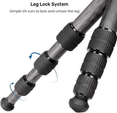 Монопод LEOFOTO MP-285C/MP-364C з карбону - штатив-монопод