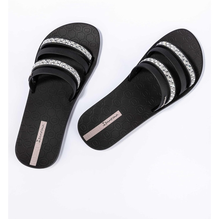 Сандалі шльопанці жіночі Ipanema Chic Slide Schwarz (35 EU) - Чорні