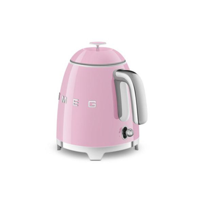 Електричний чайник Smeg KLF05PKEU, 1400 Вт, 0,8 л, рожевий