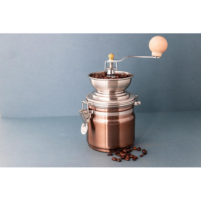 Кавомолка La Cafetière з нержавіючої сталі, мідне покриття, коричнева