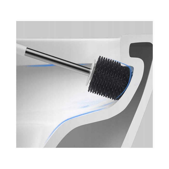 Силіконова унітазна щітка для ванної кімнати та туалету