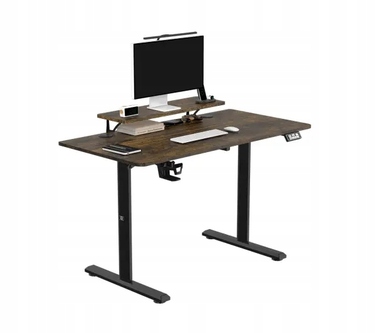 Ігровий стіл Ultradesk HIGHLANDER 120 см, з регулюванням висоти, коричневий