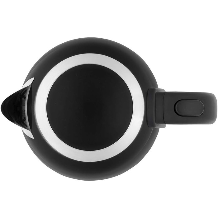 Електричний чайник CONCEPT RK3245 з нержавіючої сталі, чорний, 1.7 л, 2200 Вт