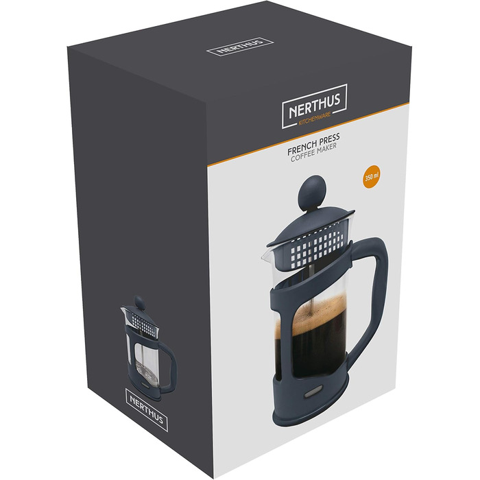 Кавоварка French Press NERTHUS FIH 319, 350 мл, блакитна