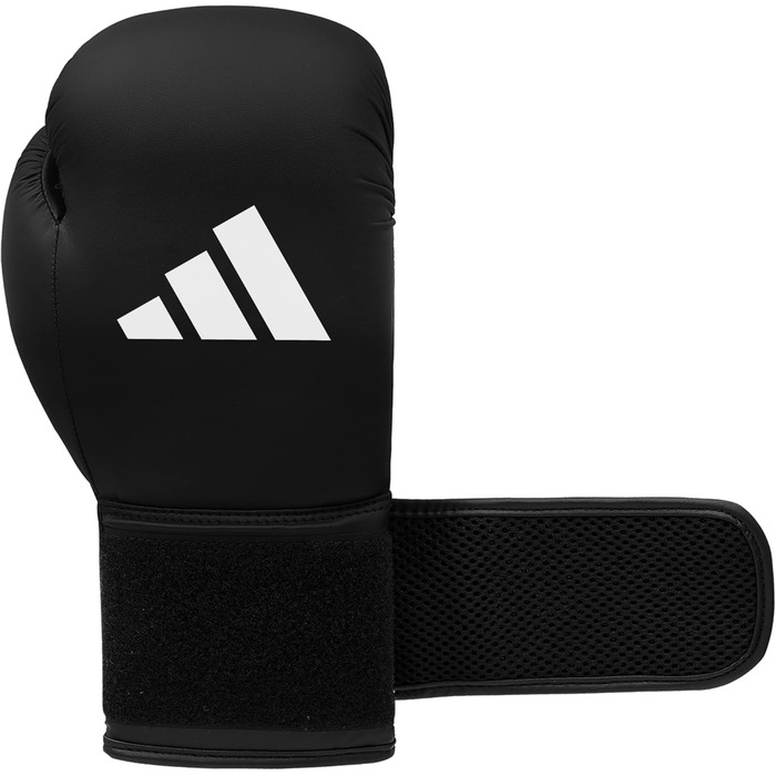 Боксерські рукавички Adidas Hybrid 25 - початкова модель (Чорний, 14 oz)
