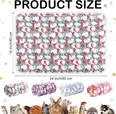 М'яка ковдра для морських свинок та маленьких собак Namalu: водонепроникна, з флісу, 60 x 40 см