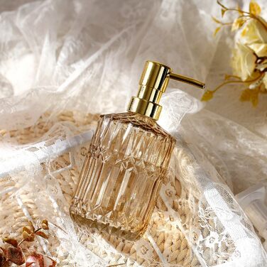 Скляний дозатор для рідкого мила YunNasi - зелений, для кухні, ванної кімнати, пральні