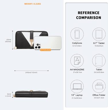 Сумка жіноча Lulu Daen середнього розміру з PU шкіри: сумка-шопер, сумка на плече для роботи, подорожей, бізнесу (Сіра)