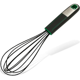 Міксер кухонний Fackelmann Schneebesen з ергономічною ручкою Soft-Touch, нержавіюча сталь, стійкий до 220°C, для збивання вершків та іншого