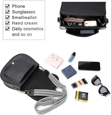 Сумка жіноча AFKOMST через плече з PU шкіри бежевого кольору, регульований знімний ремінець