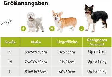 Кругле ліжко для собак середніх порід та великих котів, з м'якою оббивкою, знімний кошик, легко миється, нековзне, з гранулятом та піною Memory Foam (58x58x20см, сірий)