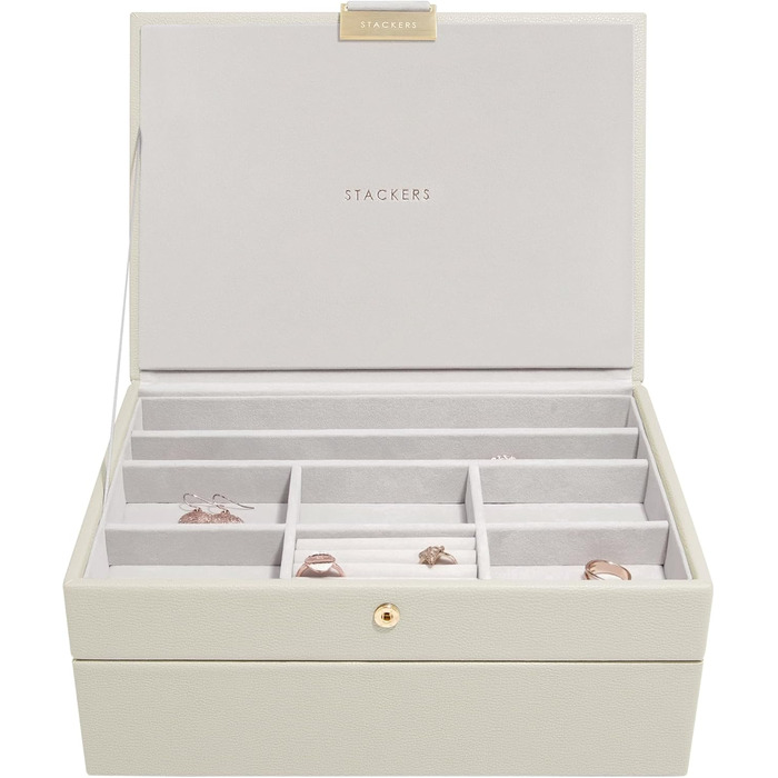 Набір скриньок для прикрас Stackers Classic Medium (Hellbeige), 2 шт.