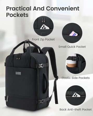 LOVEVOOK Рюкзак для ручної поклажі, жіночий, 15.6