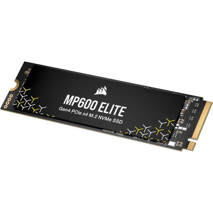SSD CORSAIR MP600 ELITE 1TB M.2 PCIe Gen4 x4 NVMe - Швидкий диск для ігор та ПК, 7000 МБ/с