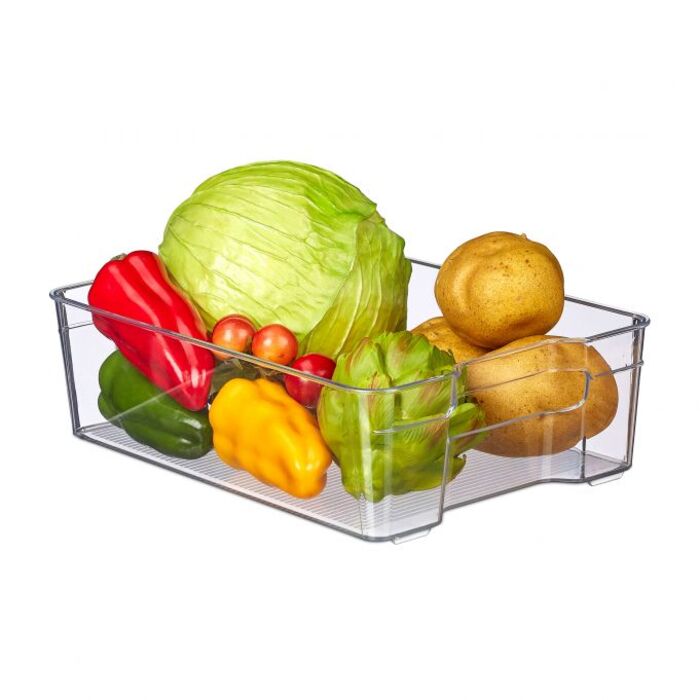 Relaxdays Refrigerator Organizer with Handles