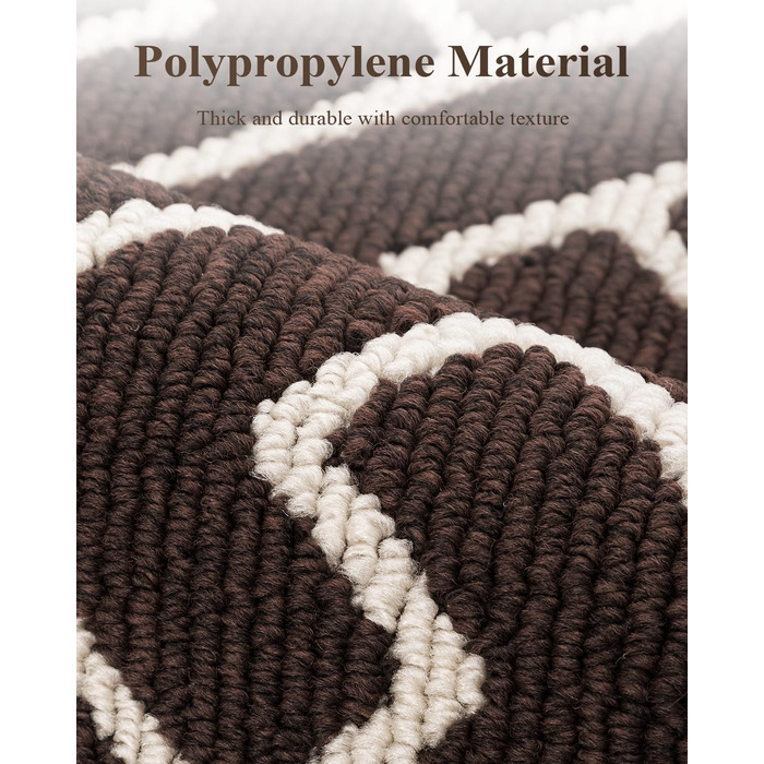 Килимок для дому Black 50x80 см, вологостійкий, антиковзаючий. Підходить для входу, коридору, саду, дому та тварин.