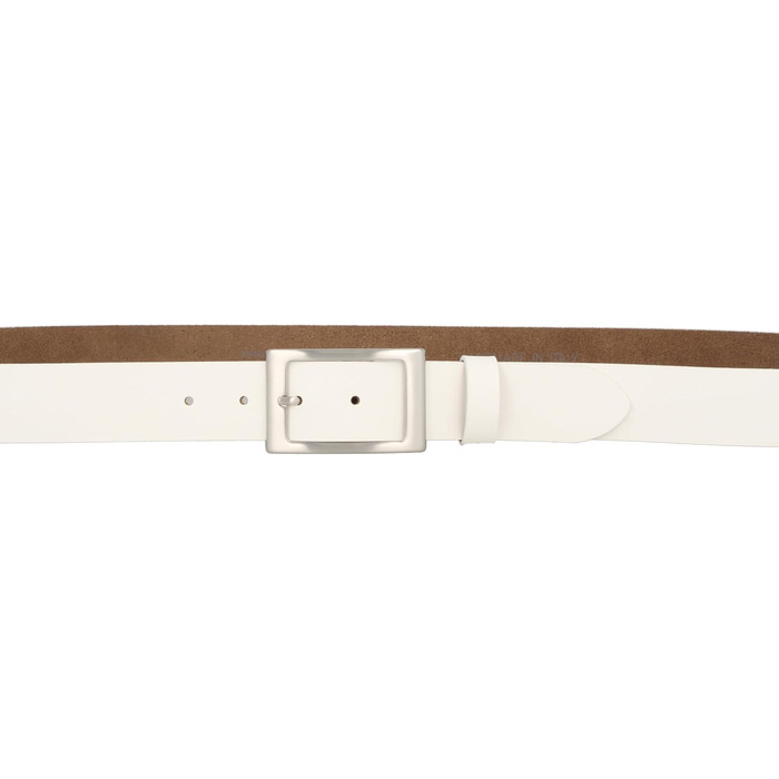Жіночий ремінь MGM 950-1302 85 Білий - Класичний шкіряний пояс