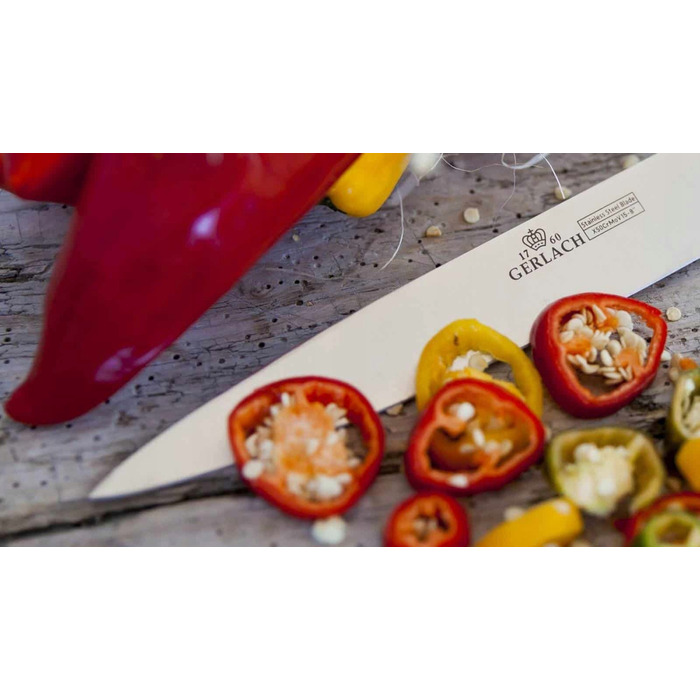 Набір ножів у підставці Gerlach Modern, 5 предметів, чорний блок