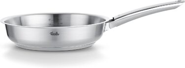 Сковорода Fissler Pure Collection Edelstahl 24 см, нержавіюча сталь, з внутрішньою мірною шкалою, виготовлено в Німеччині, для індукційних плит
