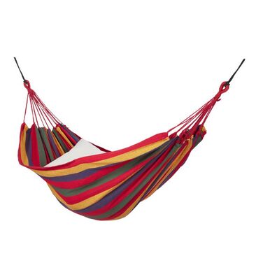 Relaxdays Барвистий смугастий бавовняний гамак