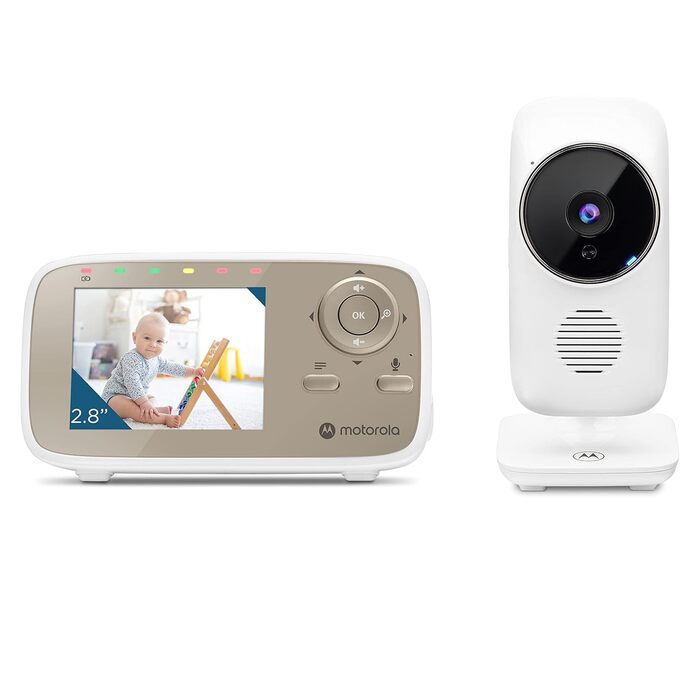 Дитячий монітор Motorola Nursery VM 483 з камерою, інфрачервоним нічним баченням та функцією двостороннього зв'язку