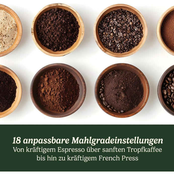 Кавомолка Cuisinart для дому: 4-18 чашок, 18 ступенів помолу, для еспресо, колд брю, лате, капучино, нержавіюча сталь