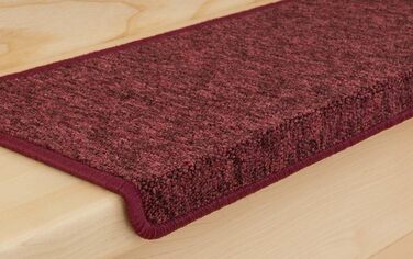 Ступінчасті килимки Kettelservice-Metzker Monza Бордовий, набір 14 шт. (різні варіанти та кольори)