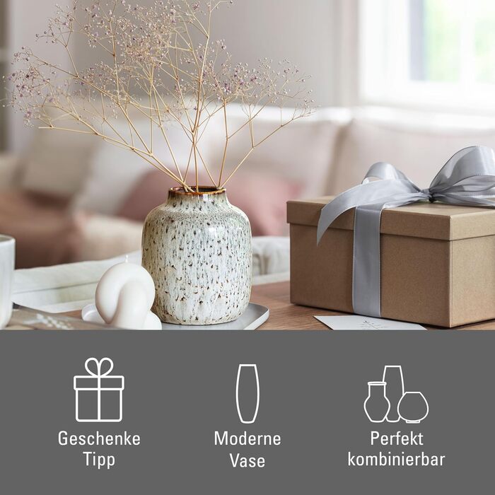 Ваза Lave Home Shoulder від Villeroy & Boch, 12,5x12,5x15,5 см, Бежевий