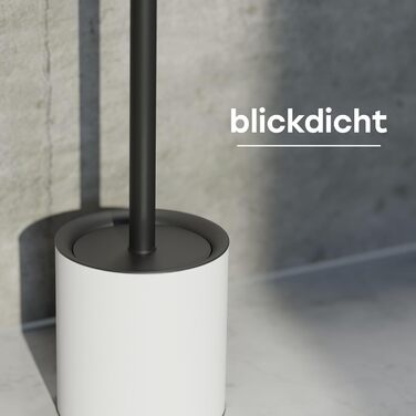 Тойлетний щітка Savega з силікону та нержавіючої сталі - антибактеріальна, з тримачем, захист від бризок