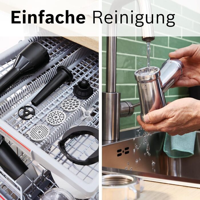 М'ясоподрібнювач Bosch Serie 4 MFWS420W: потужний, компактний, з планетарним приводом, гарантія 10 років